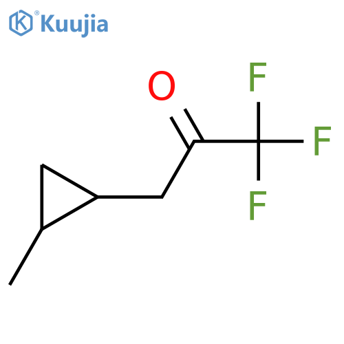 1,1,1-trifluoro-3-(2-methylcyclopropyl)propan-2-one structure