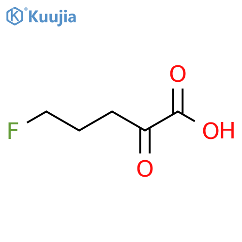 5-fluoro-2-oxopentanoic acid structure