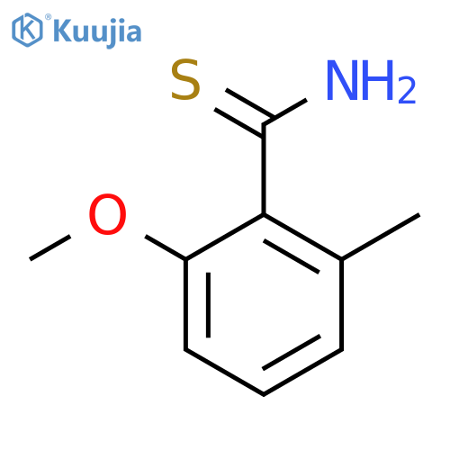 2-methoxy-6-methylbenzene-1-carbothioamide structure