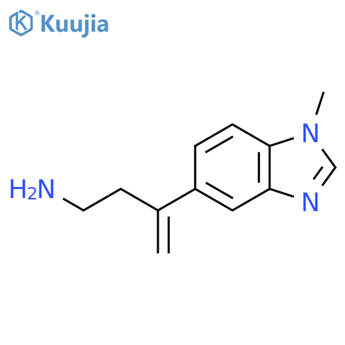 3-(1-methyl-1H-1,3-benzodiazol-5-yl)but-3-en-1-amine structure