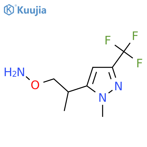 O-{2-1-methyl-3-(trifluoromethyl)-1H-pyrazol-5-ylpropyl}hydroxylamine structure