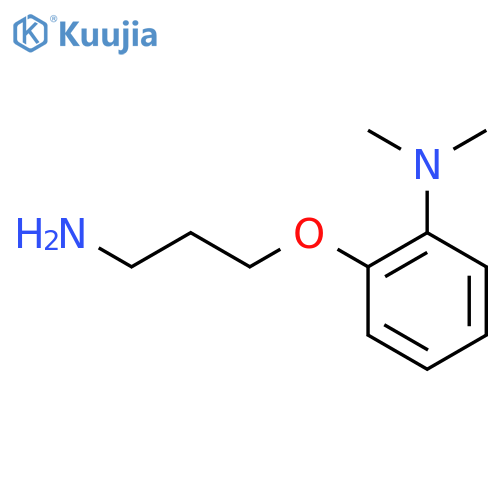 2-(3-aminopropoxy)-N,N-dimethylaniline structure