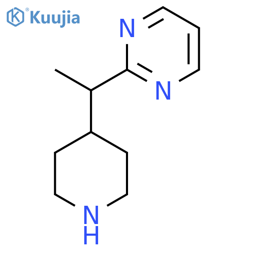 2-1-(piperidin-4-yl)ethylpyrimidine structure