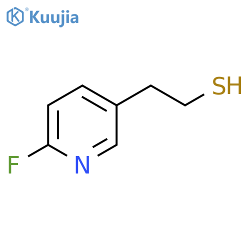 2-(6-fluoropyridin-3-yl)ethane-1-thiol structure