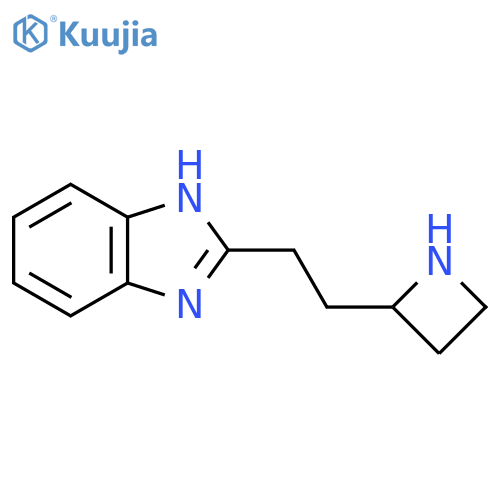 2-2-(azetidin-2-yl)ethyl-1H-1,3-benzodiazole structure