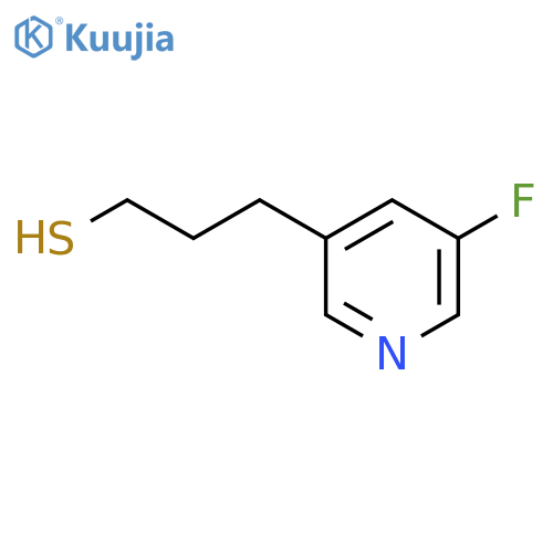 3-(5-fluoropyridin-3-yl)propane-1-thiol structure