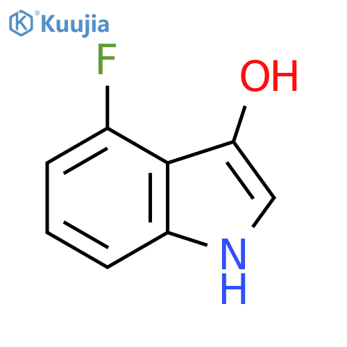 4-fluoro-1H-indol-3-ol structure