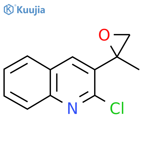 2-chloro-3-(2-methyloxiran-2-yl)quinoline structure