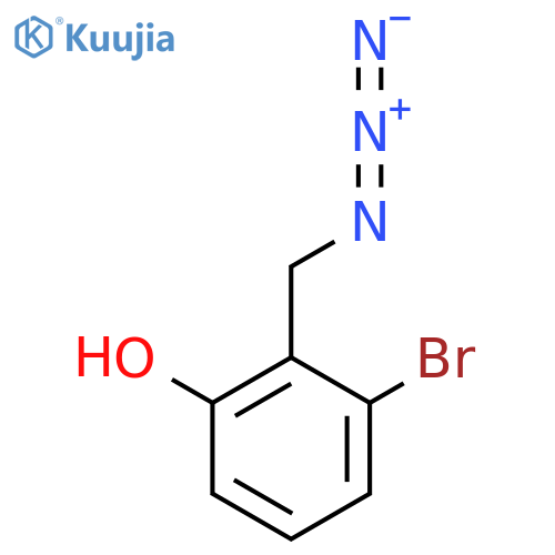 2-(azidomethyl)-3-bromophenol structure