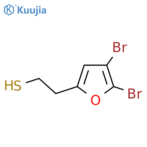 2-(4,5-dibromofuran-2-yl)ethane-1-thiol structure
