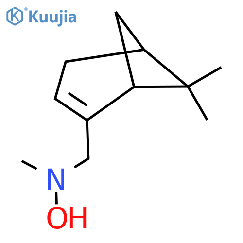 N-({6,6-dimethylbicyclo3.1.1hept-2-en-2-yl}methyl)-N-methylhydroxylamine structure