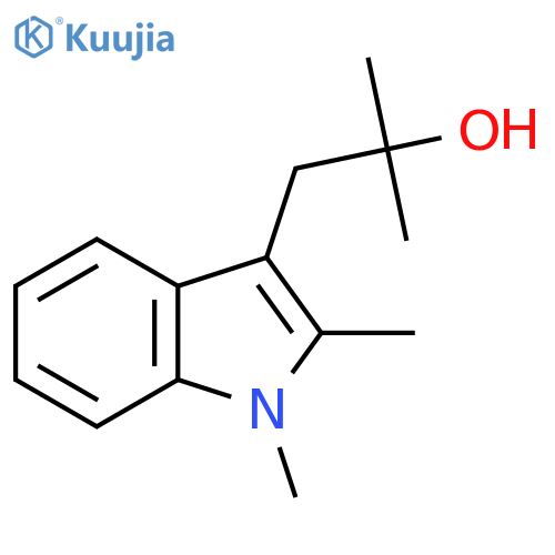 1-(1,2-dimethyl-1H-indol-3-yl)-2-methylpropan-2-ol structure
