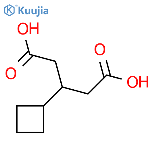 3-cyclobutylpentanedioic acid structure