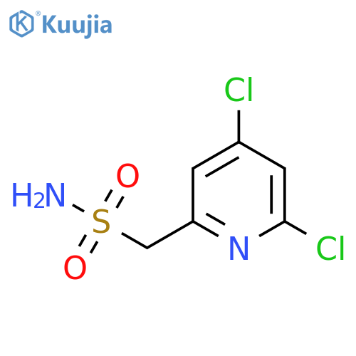 (4,6-dichloropyridin-2-yl)methanesulfonamide structure
