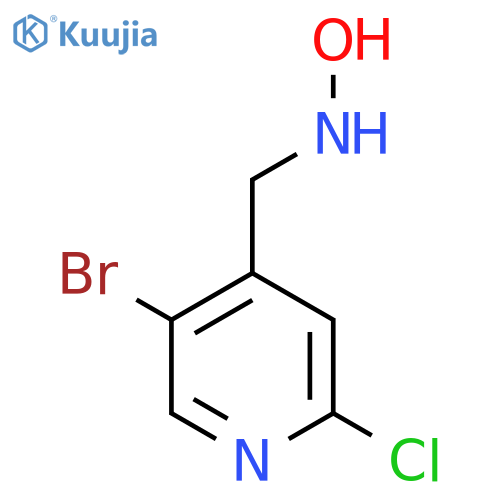 N-(5-bromo-2-chloropyridin-4-yl)methylhydroxylamine structure
