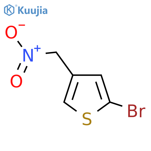 2-bromo-4-(nitromethyl)thiophene structure