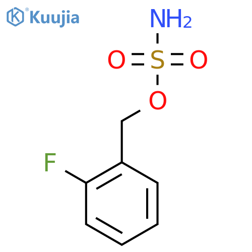 (2-fluorophenyl)methyl sulfamate structure