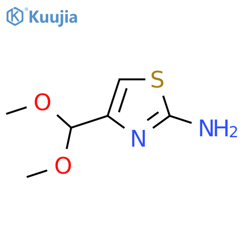 4-(dimethoxymethyl)-1,3-thiazol-2-amine structure