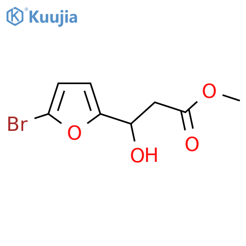methyl 3-(5-bromofuran-2-yl)-3-hydroxypropanoate structure