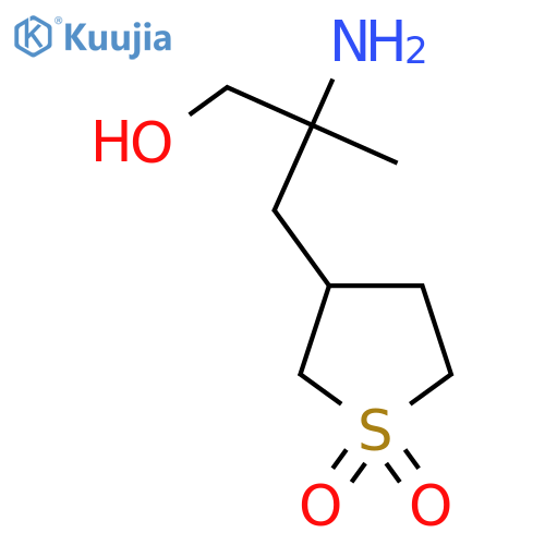 3-(2-amino-3-hydroxy-2-methylpropyl)-1lambda6-thiolane-1,1-dione structure