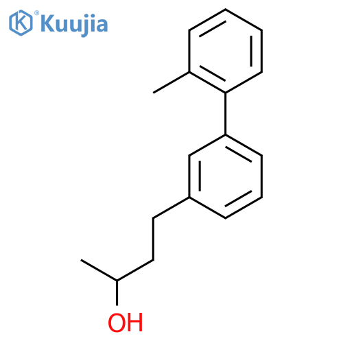 4-3-(2-methylphenyl)phenylbutan-2-ol structure