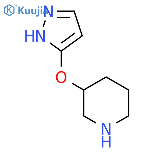 3-(1H-pyrazol-3-yloxy)piperidine structure