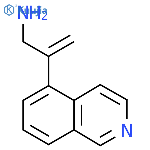 2-(isoquinolin-5-yl)prop-2-en-1-amine structure