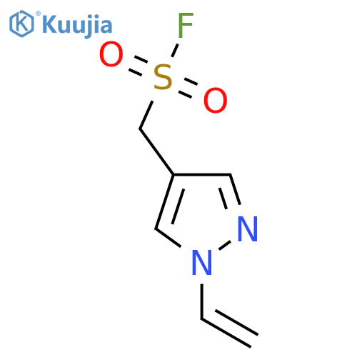 (1-ethenyl-1H-pyrazol-4-yl)methanesulfonyl fluoride structure
