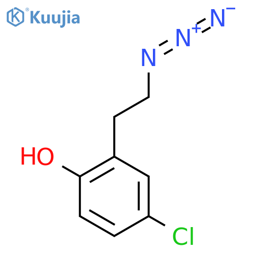 2-(2-azidoethyl)-4-chlorophenol structure