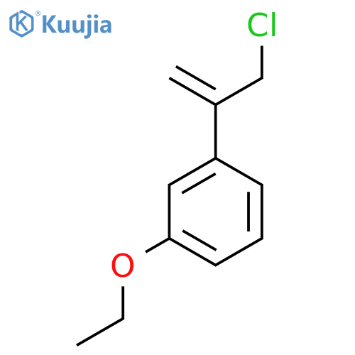 1-(3-chloroprop-1-en-2-yl)-3-ethoxybenzene structure