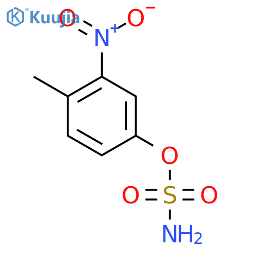 4-methyl-3-nitrophenyl sulfamate structure