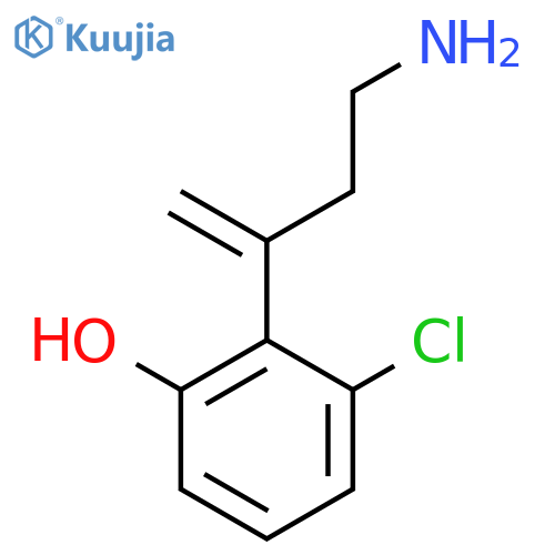 2-(4-aminobut-1-en-2-yl)-3-chlorophenol structure