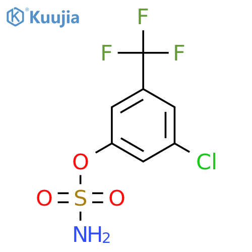 3-chloro-5-(trifluoromethyl)phenyl sulfamate structure