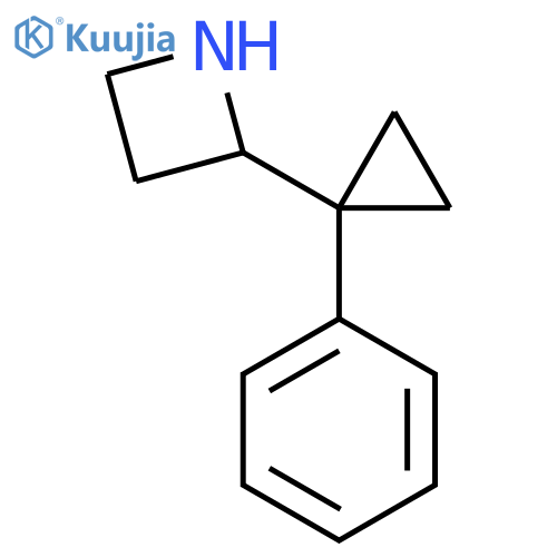 2-(1-Phenylcyclopropyl)azetidine structure