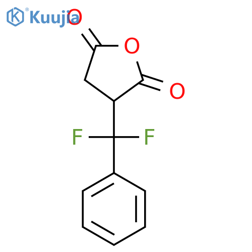3-difluoro(phenyl)methyloxolane-2,5-dione structure