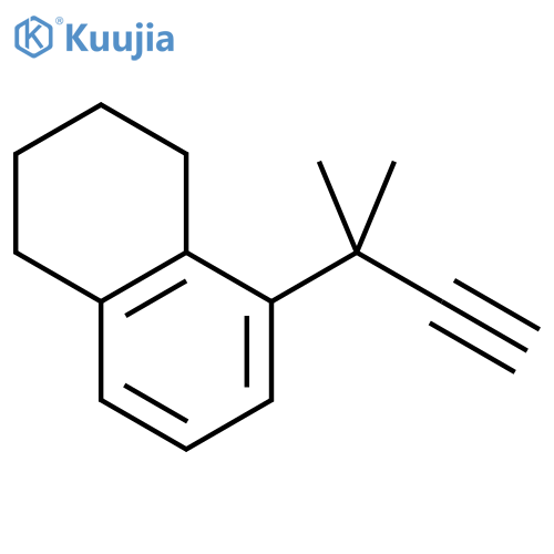 5-(2-methylbut-3-yn-2-yl)-1,2,3,4-tetrahydronaphthalene structure