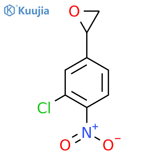 2-(3-chloro-4-nitrophenyl)oxirane structure