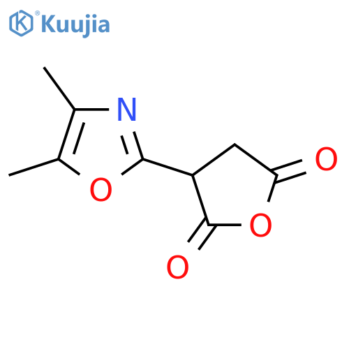 3-(dimethyl-1,3-oxazol-2-yl)oxolane-2,5-dione structure