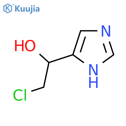 2-chloro-1-(1H-imidazol-5-yl)ethan-1-ol structure