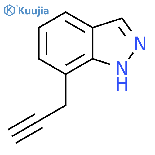 7-(prop-2-yn-1-yl)-1H-indazole structure