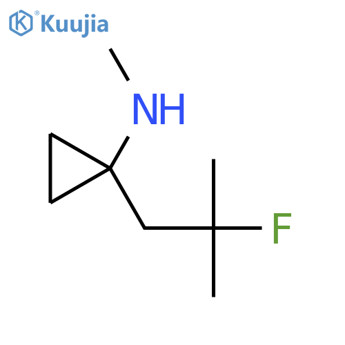1-(2-fluoro-2-methylpropyl)-N-methylcyclopropan-1-amine structure