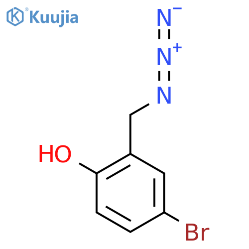 2-(azidomethyl)-4-bromophenol structure