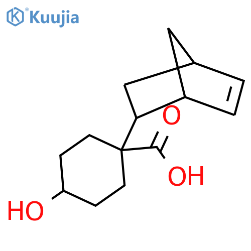 1-{bicyclo2.2.1hept-5-en-2-yl}-4-hydroxycyclohexane-1-carboxylic acid structure