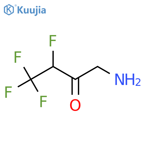 1-amino-3,4,4,4-tetrafluorobutan-2-one structure