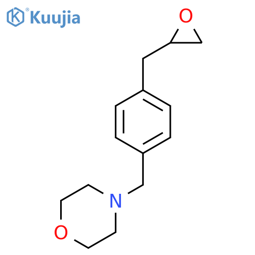 4-({4-(oxiran-2-yl)methylphenyl}methyl)morpholine structure