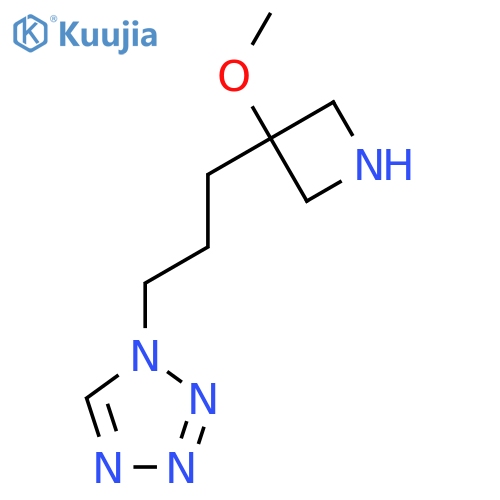 1-3-(3-methoxyazetidin-3-yl)propyl-1H-1,2,3,4-tetrazole structure