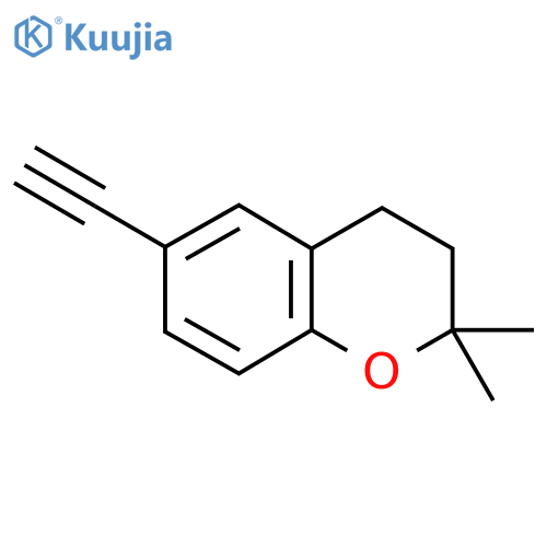 6-ethynyl-2,2-dimethyl-3,4-dihydro-2H-1-benzopyran structure