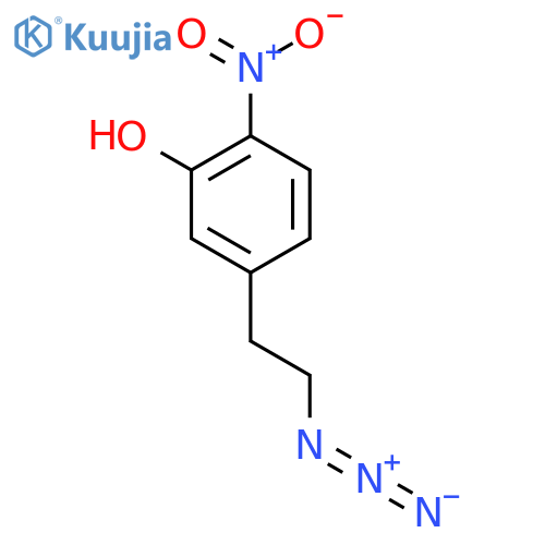 5-(2-azidoethyl)-2-nitrophenol structure