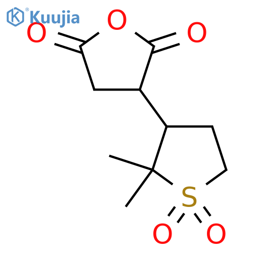 3-(2,2-dimethyl-1,1-dioxo-1lambda6-thiolan-3-yl)oxolane-2,5-dione structure