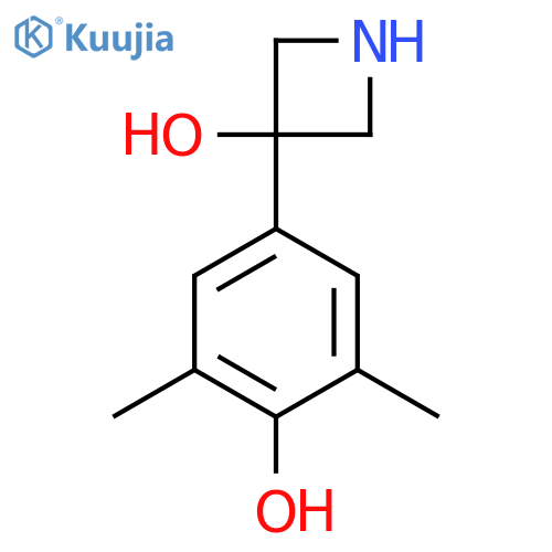 3-(4-hydroxy-3,5-dimethylphenyl)azetidin-3-ol structure